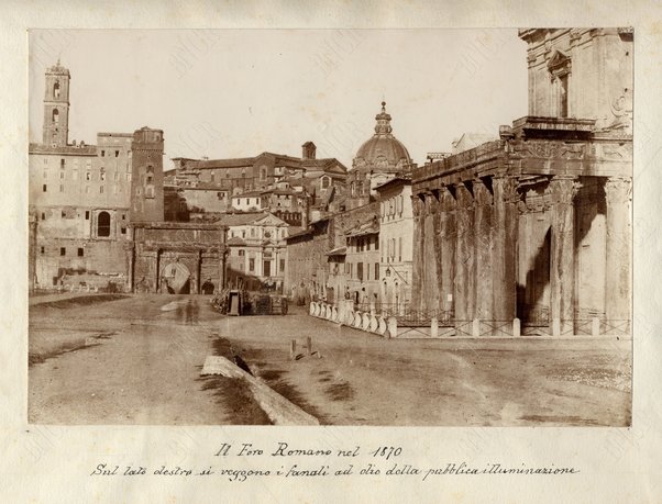 Foro Romano nel 1870