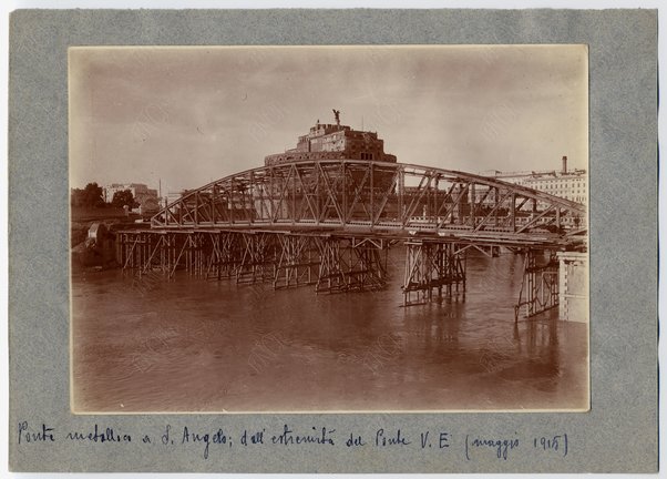 Ponte metallico provvisorio a S. Angelo