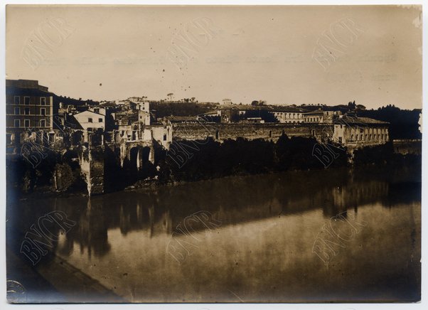 Sponda destra fra Ponte Sisto e il Giardino della Farnesina