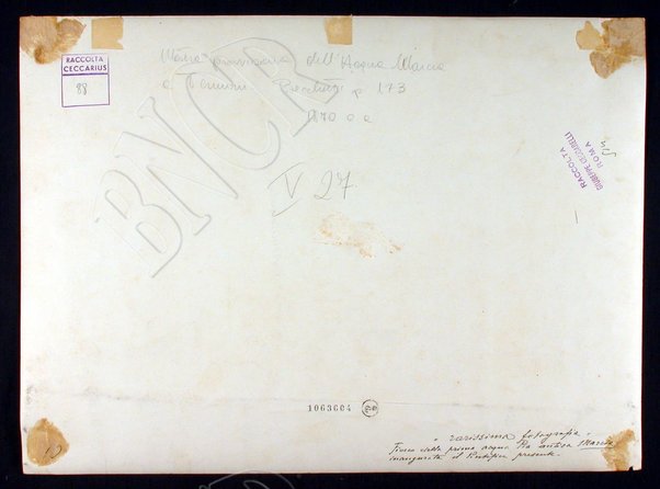 Mostra provvisoria dell'Acqua Marcia