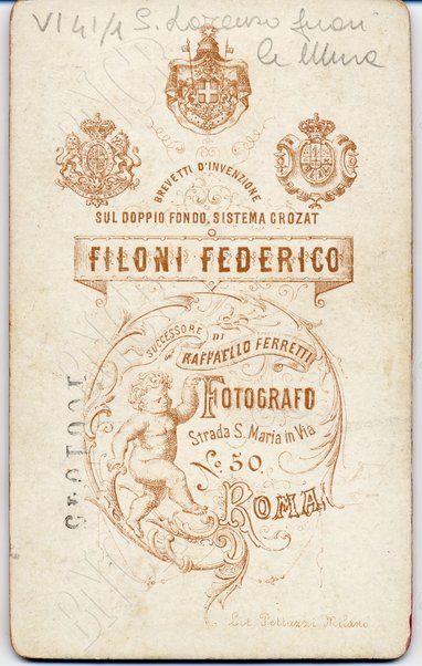 S. Lorenzo fuori le mura. Tomba di Pio IX prima della sistemazione definitiva