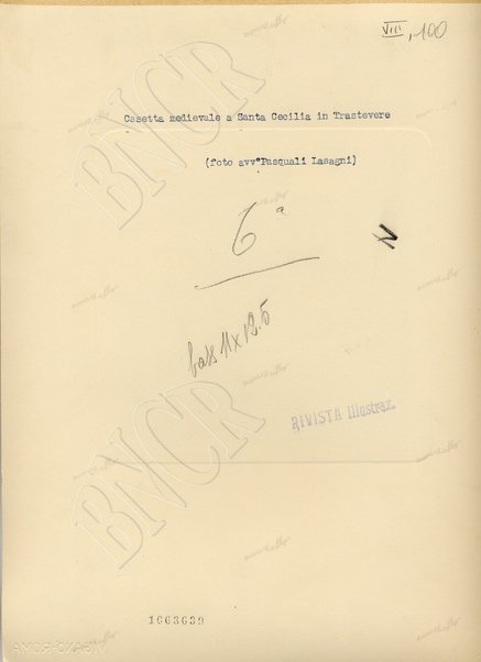 Casetta Medievale a S. Cecilia in Trastevere