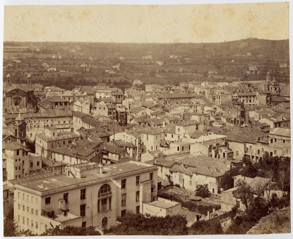 Panorama dal Pincio. Studi di via Margotta