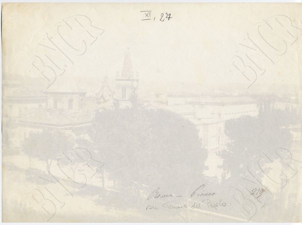 Veduta dal Pincio su Piazza del Popolo