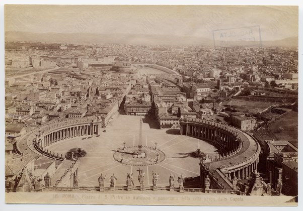 Panorama dalla Cupola su Piazza S. Pietro