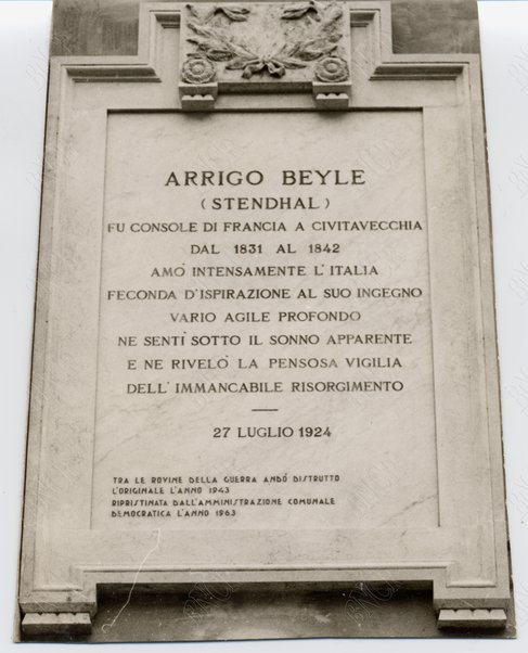 Ad Arrigo Beyle (Stendhal)