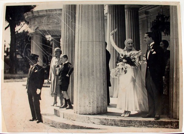 Matrimonio di Edda Mussolini. Villa Torlonia