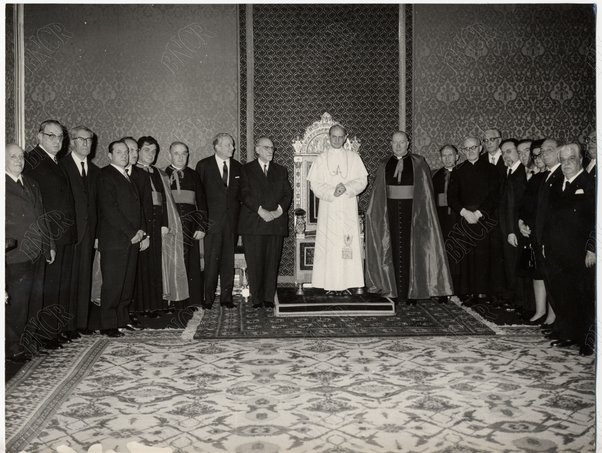 Udienza in Vaticano con Paolo VI