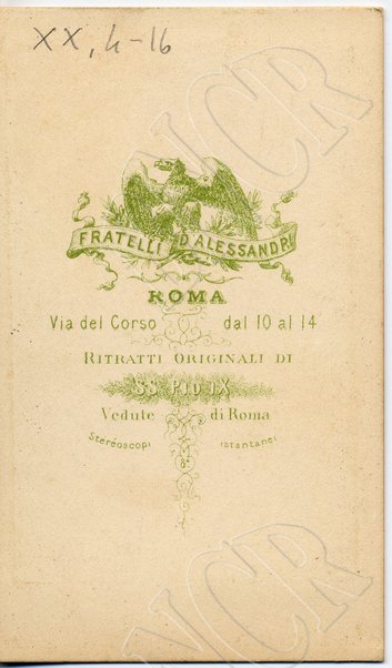 Ritratto di un Sottotenente degli Zuavi Pontifici