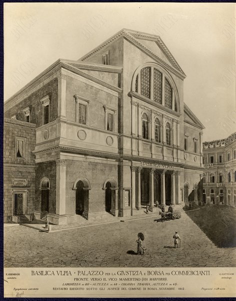 Basilica Ulpia - Palazzo della Giustizia e Borsa pei Commercianti