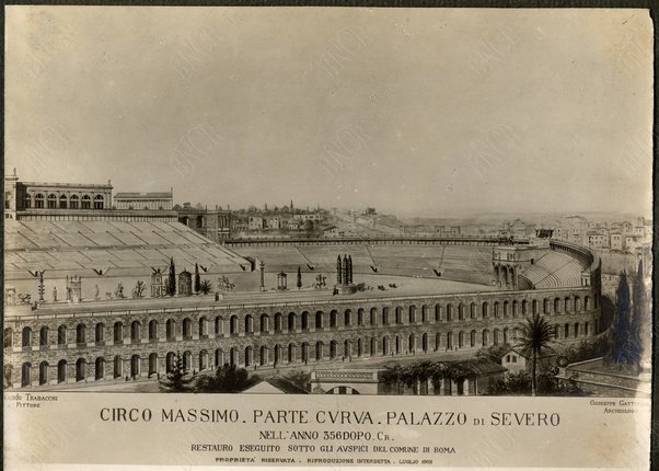 Circo Massimo - Parte curva - Palazzo di Severo