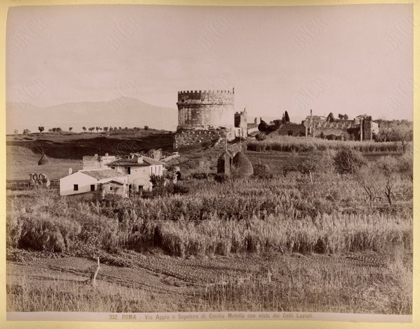 Roma. Via Appia e Sepolcro di C. Metella