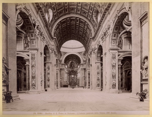 Roma. Basilica di San Pietro. Interno