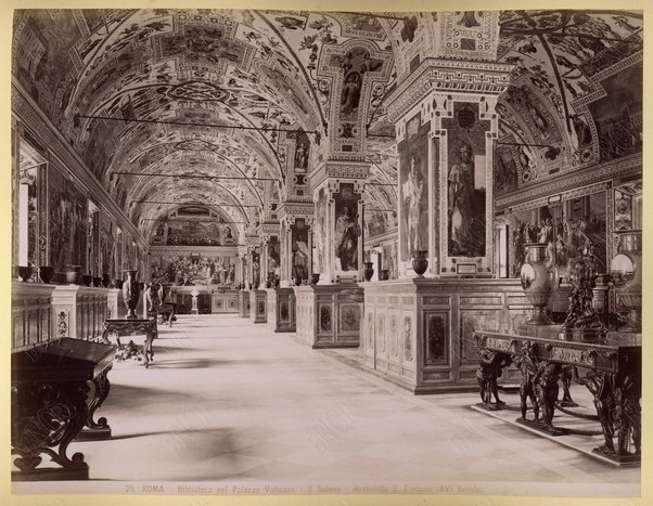 Roma. Biblioteca nel Palazzo Vaticano