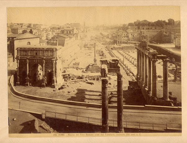 Rovine del Foro Romano viste dal Tabulario