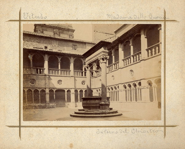 Viterbo. Madonna della Quercia. Interno del chiostro