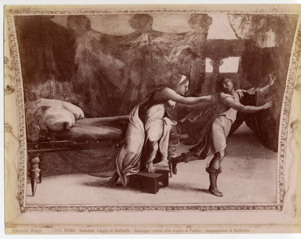 Roma. Vaticano. Loggia di Raffaello. Giuseppe resiste alla moglie di Putifar