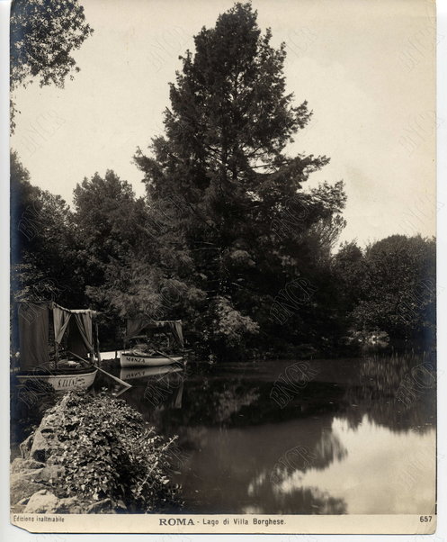 Roma. Lago di Villa Borghese