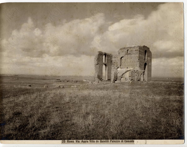 Roma. Via Appia. Villa dei Quintili. Palazzo di Comodo