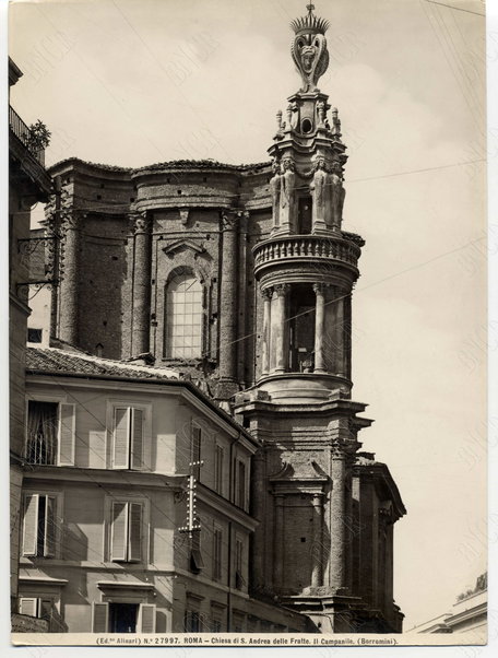 Roma. Chiesa Sant'Andrea delle fratte. Il campanile