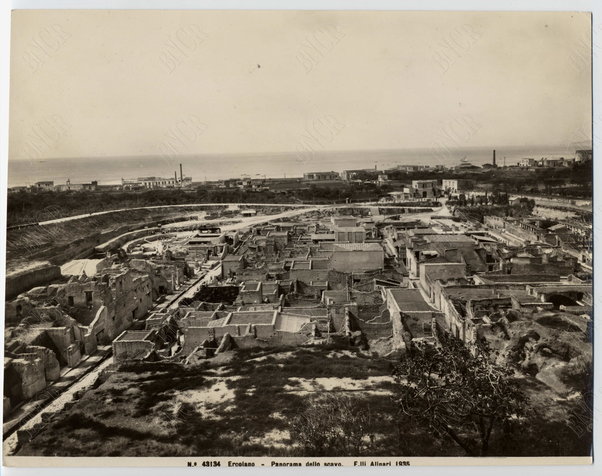 Ercolano. Panorama dello scavo