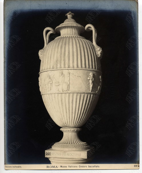 Roma. Museo Vaticano. Cratere baccellato