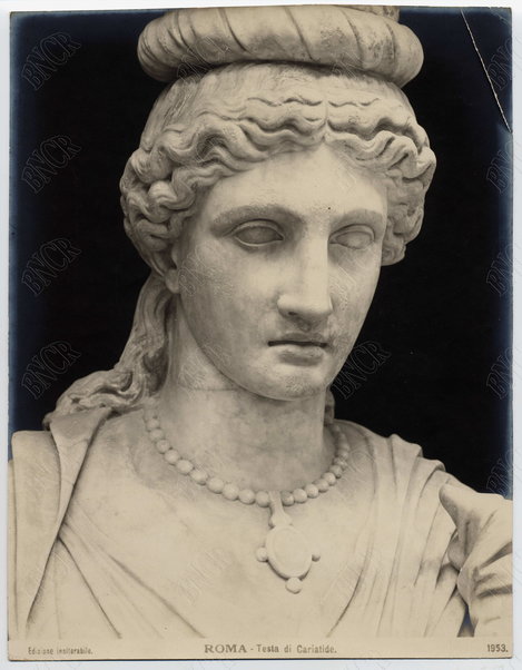 Roma. Testa di Cariatide