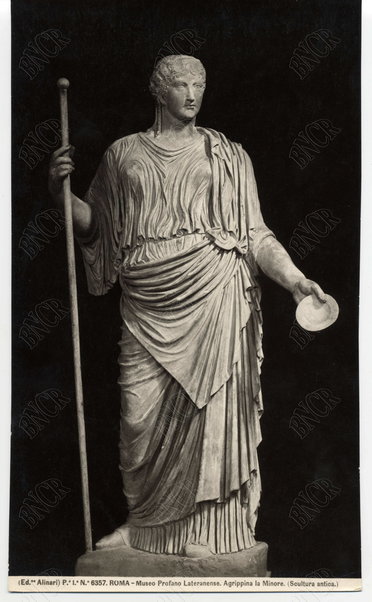 Roma. Museo Profano Lateranense. Agrippina la minore