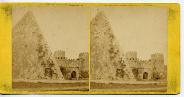 Roma. Porta San Paolo e Piramide Cestia