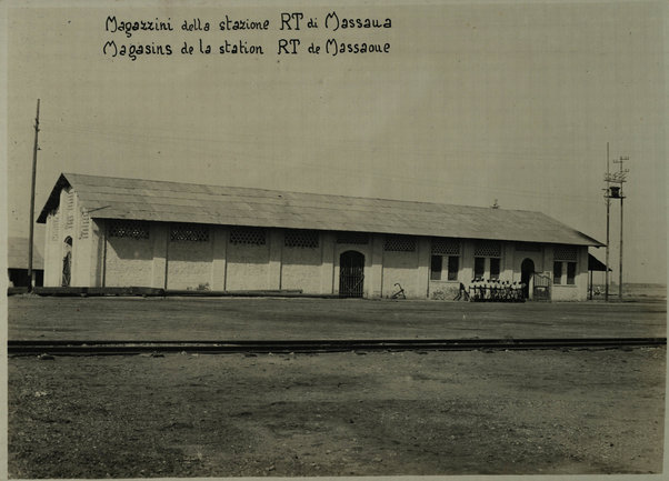 Magazzini della stazione RT di Massaua. Magasins de la station RT de Massaoue