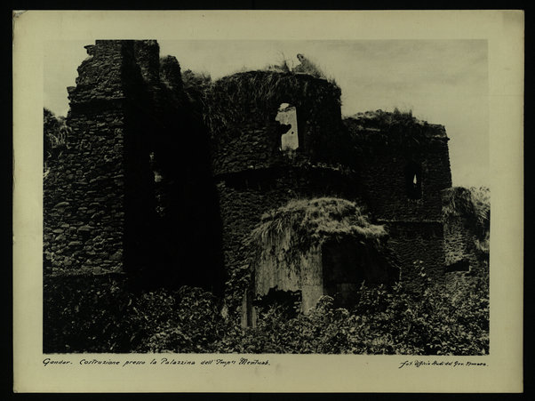 Gondar. Costruzione presso la Palazzina Mentuab