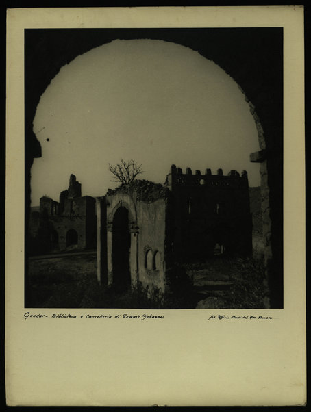 Gondar. Biblioteca e Cancelleria di Tzadic Yohannes