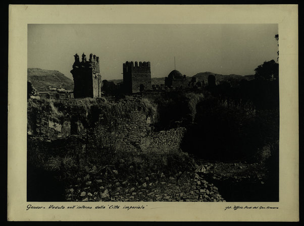 Gondar. Veduta nell'interno della "Citta imperiale"