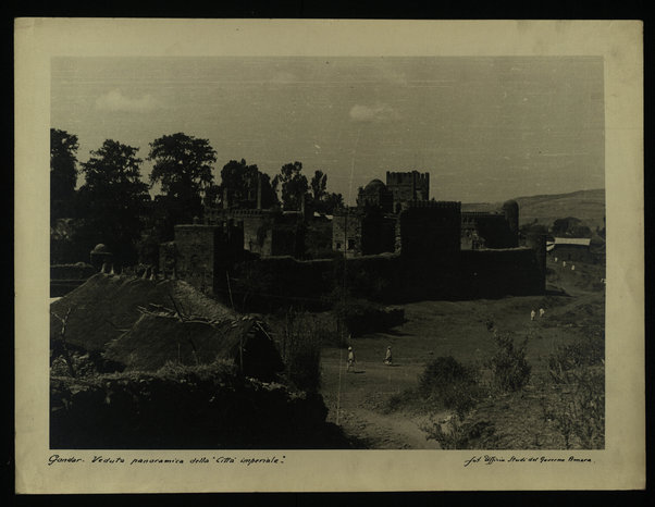 Gondar. Veduta panoramica della "Citta' imperiale"