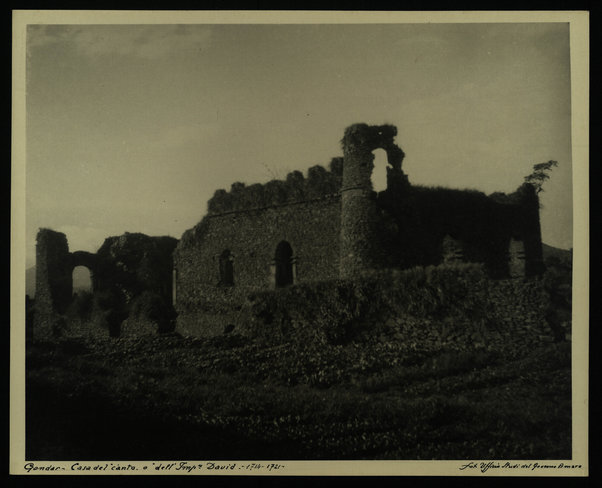 Gondar. Casa del "canto" o dell'Imp.ce David. 1714 - 1721