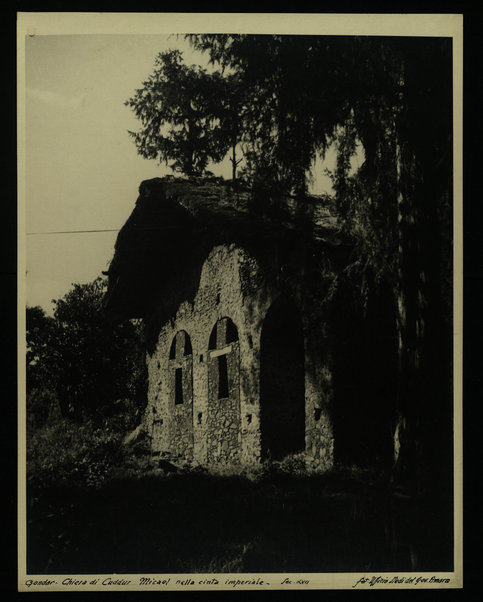 Gondar. Chiesa di Cuddus Micael nella cinta imperiale. Sec. XVII