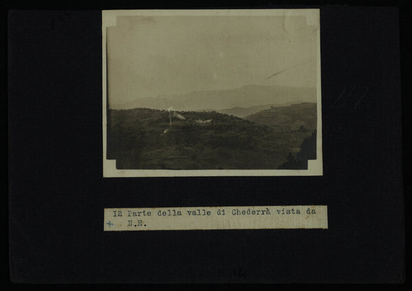 Parte della valle di Ghederrà vista da N.E.