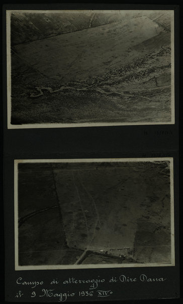 Campo di atterraggio [foto aerea]. 9/5/1936