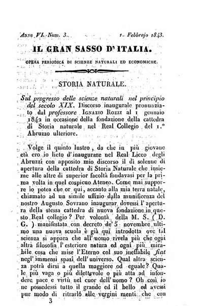 Il Gran Sasso d'Italia opera periodica di scienze mediche ed economiche