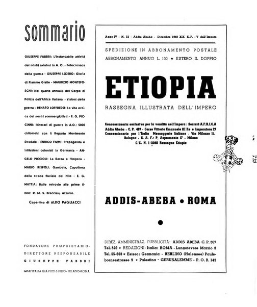 Etiopia rassegna illustrata dell'Impero