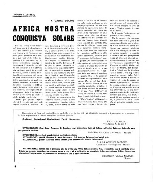 Etiopia rassegna illustrata dell'Impero