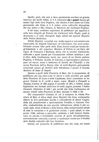 Archivio pugliese del risorgimento italiano rivista storica trimestrale