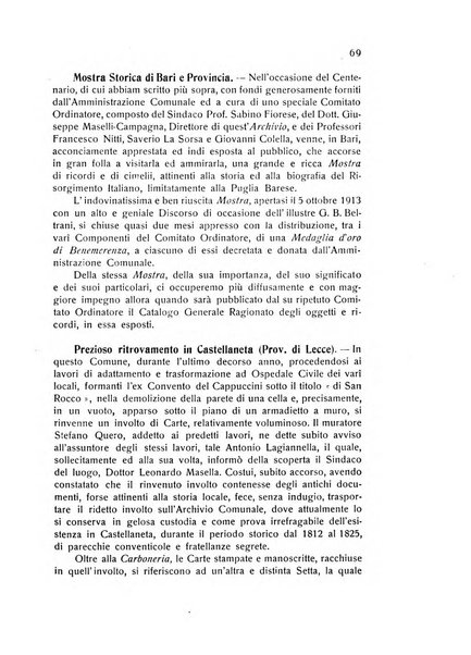 Archivio pugliese del risorgimento italiano rivista storica trimestrale