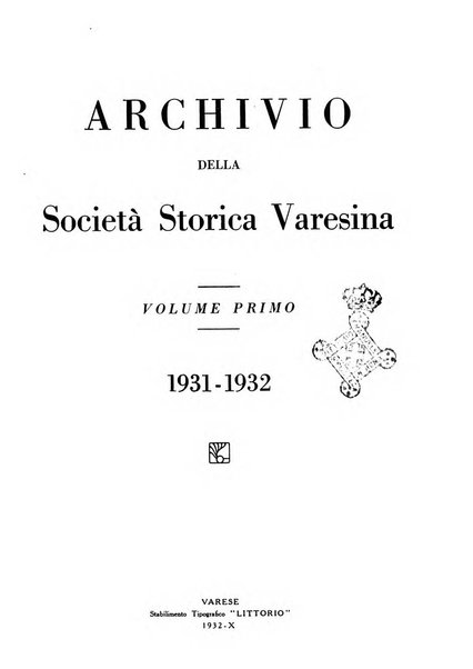 Archivio della Società storica varesina