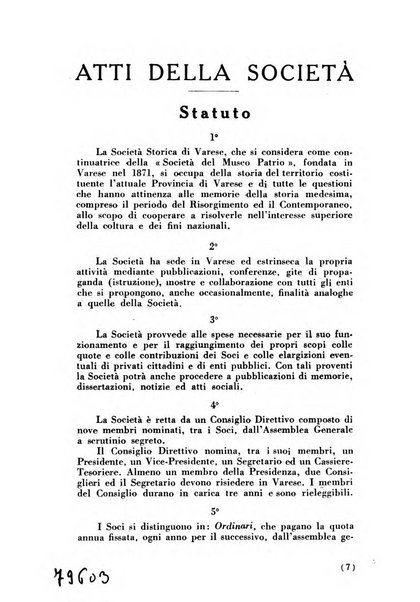 Archivio della Società storica varesina