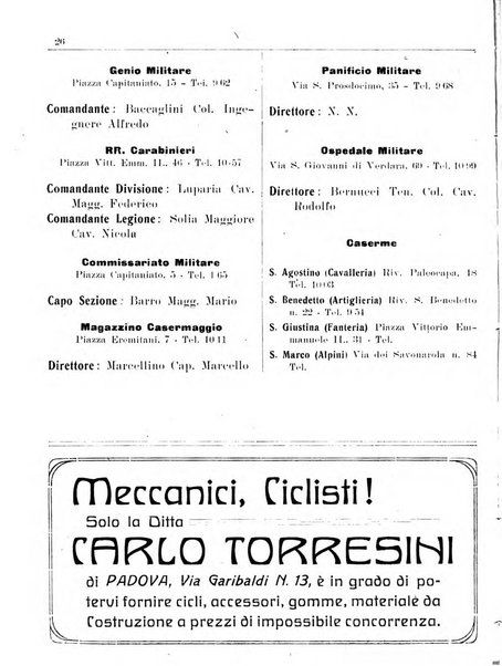 Guida di Padova amministrativa, commerciale, industriale