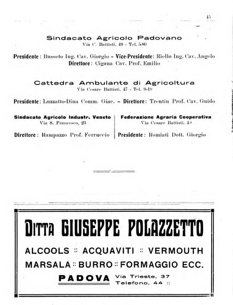 Guida di Padova amministrativa, commerciale, industriale