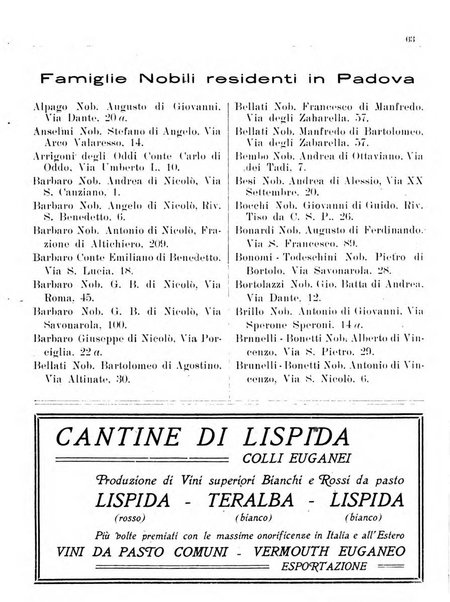 Guida di Padova amministrativa, commerciale, industriale