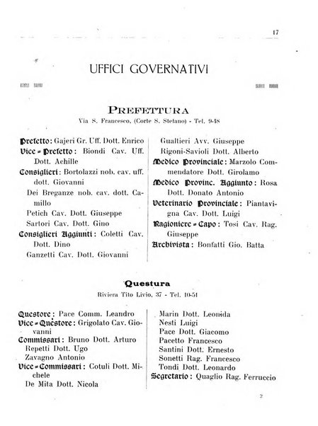 Guida di Padova amministrativa, commerciale, industriale