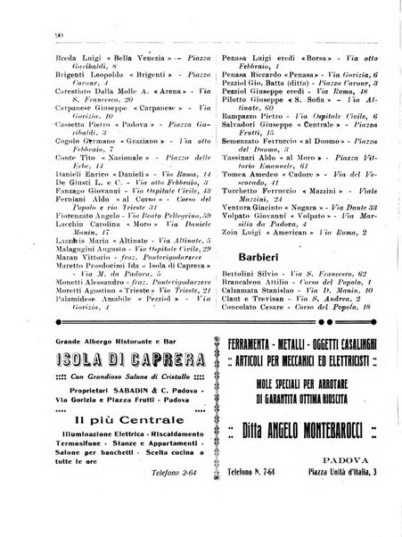 Guida di Padova amministrativa, commerciale, industriale